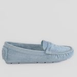 Basic – Mocassins Femmes en Bleu – Image 3