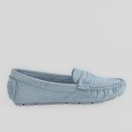 Basic – Mocassins Femmes en Bleu