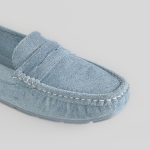 Basic – Mocassins Femmes en Bleu – Image 2