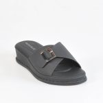 Confort Plus – Sandales confort femmes en Noir – Image 2