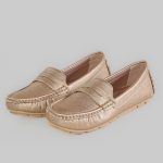 JASMINE – Mocassins Femmes en Rose Doré – Image 3