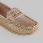 JASMINE – Mocassins Femmes en Rose Doré – Image 2