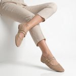Tracé – Ballerines Femmes en Beige – Image 2