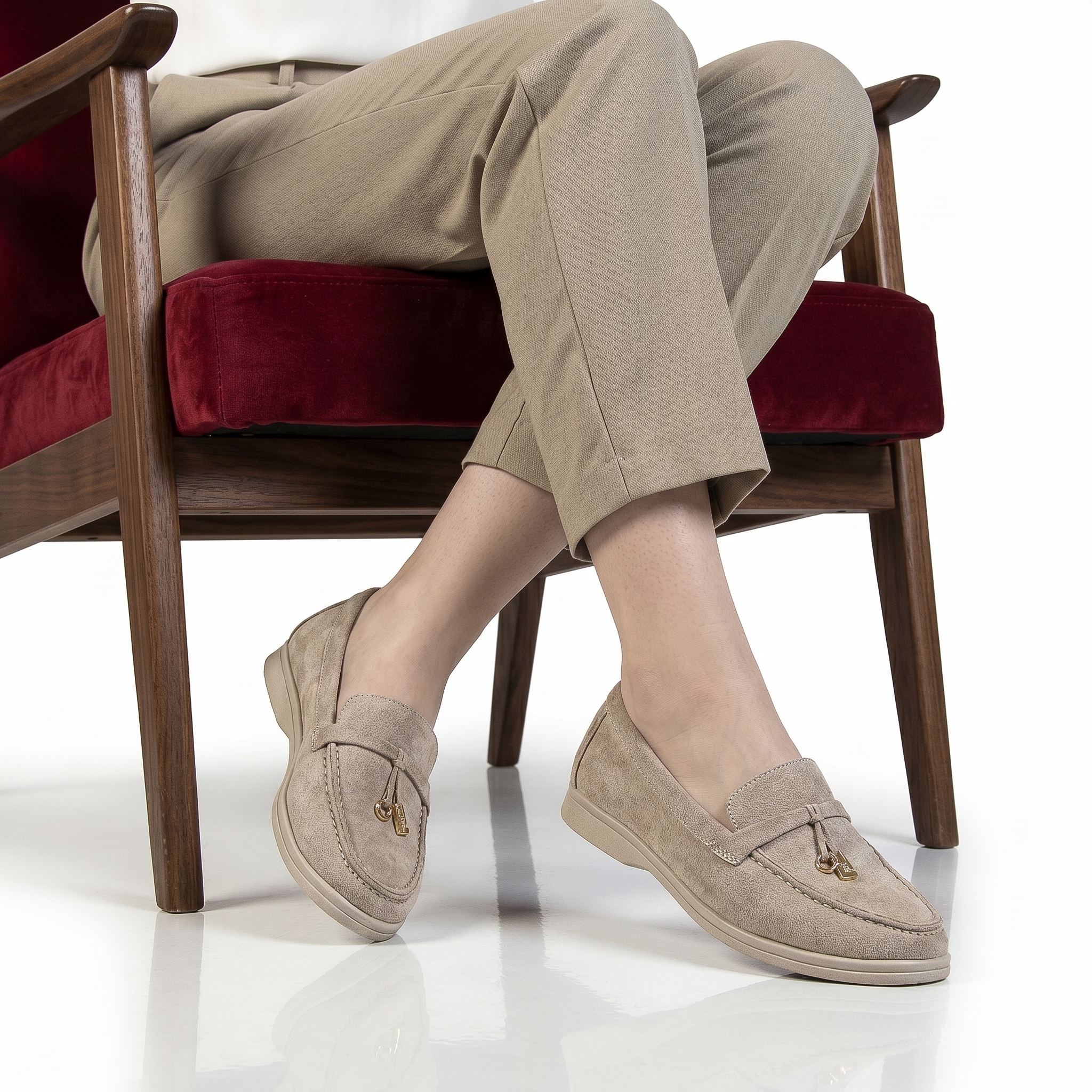 AB-9041-FDBeige-38_1 OPERA - Mocassins en Beige – Image 1