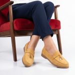 OPERA - Mocassins en Moutarde