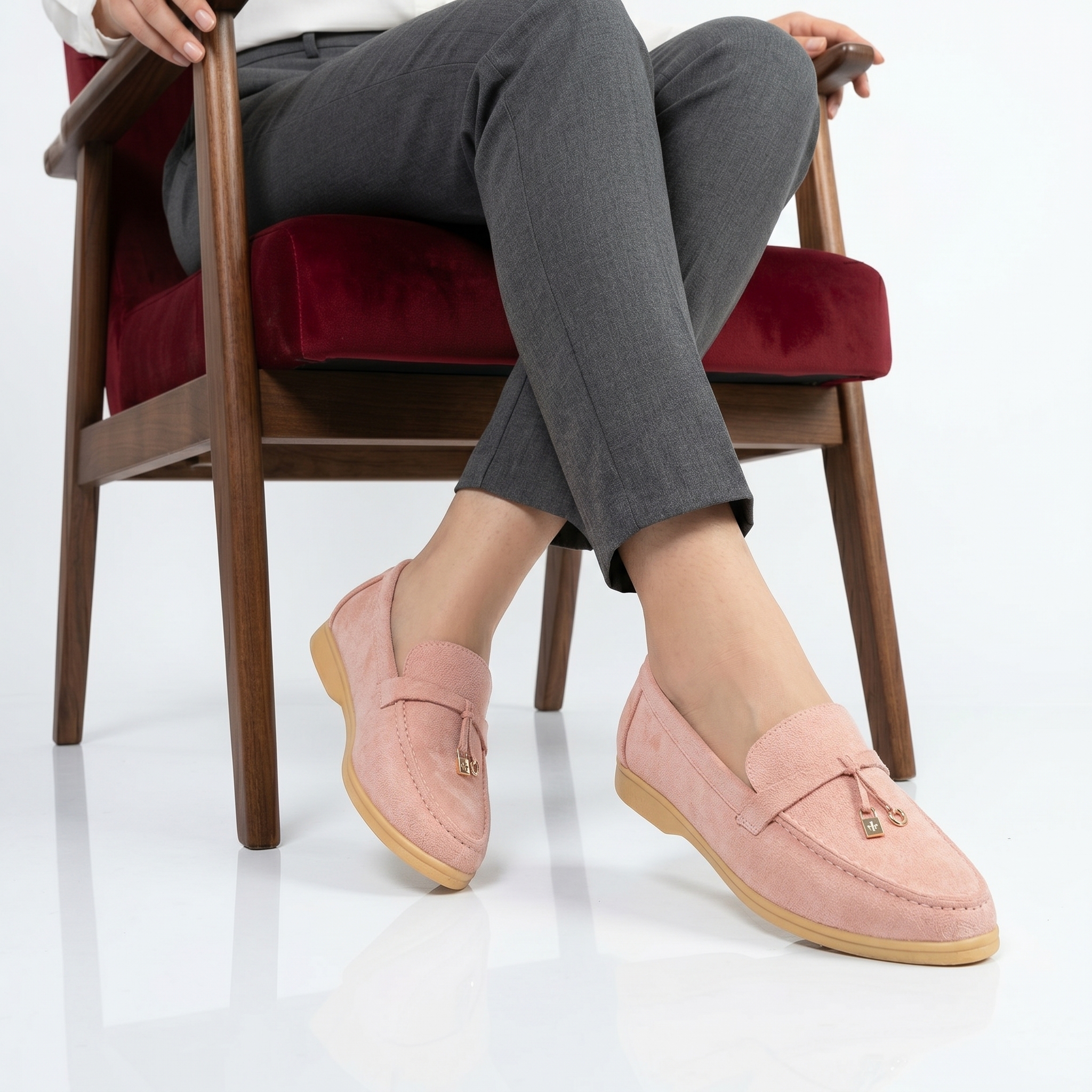 AB-9041-FDRose-37_1 OPERA - Mocassins en Rose – Image 1