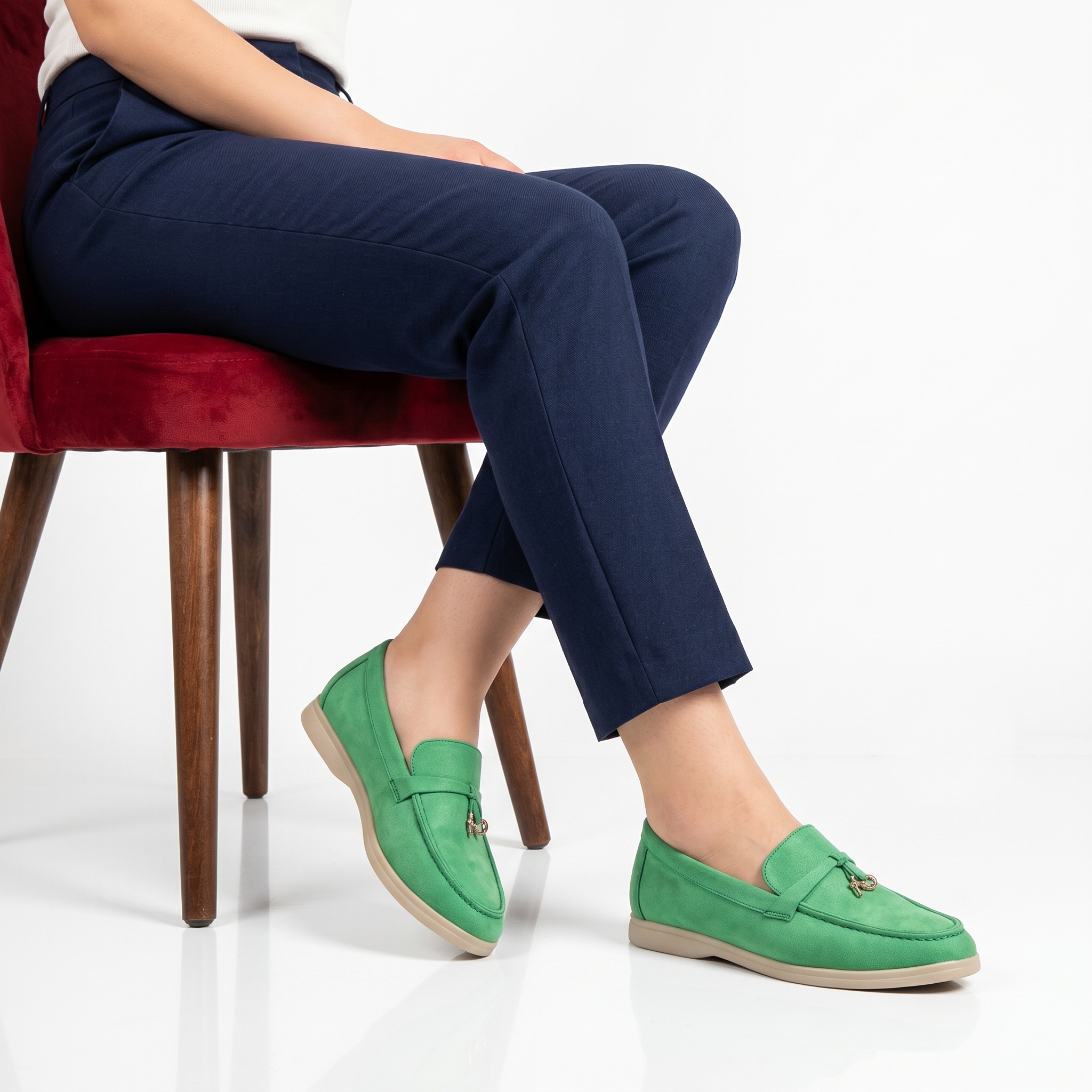 AB-9041-FDVert-Royal-36_1 OPERA – Mocassins en Vert Royal – Image 1