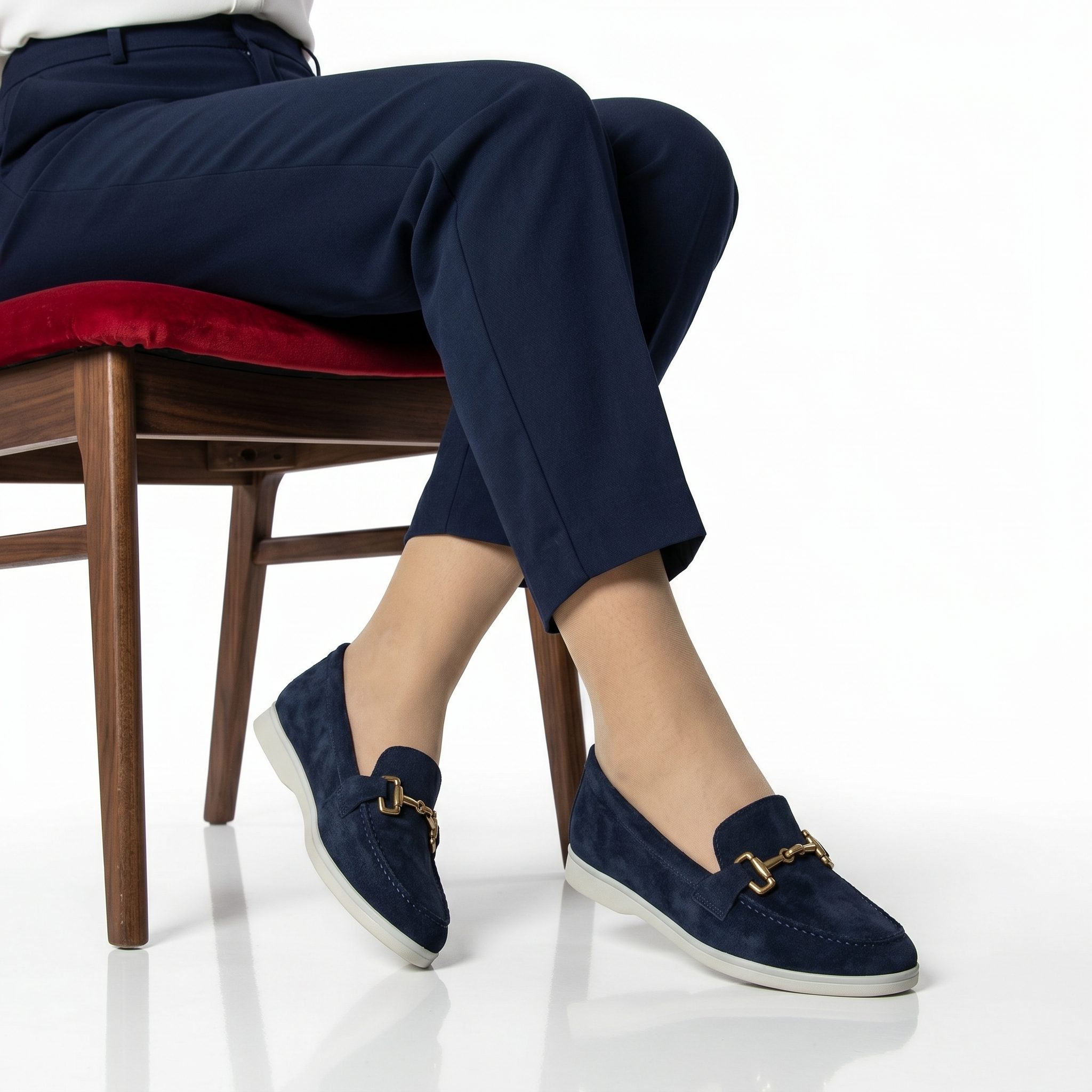 FA-602-FDBleu-36_1 Lorvini – Mocassins Femmes en Bleu – Image 1
