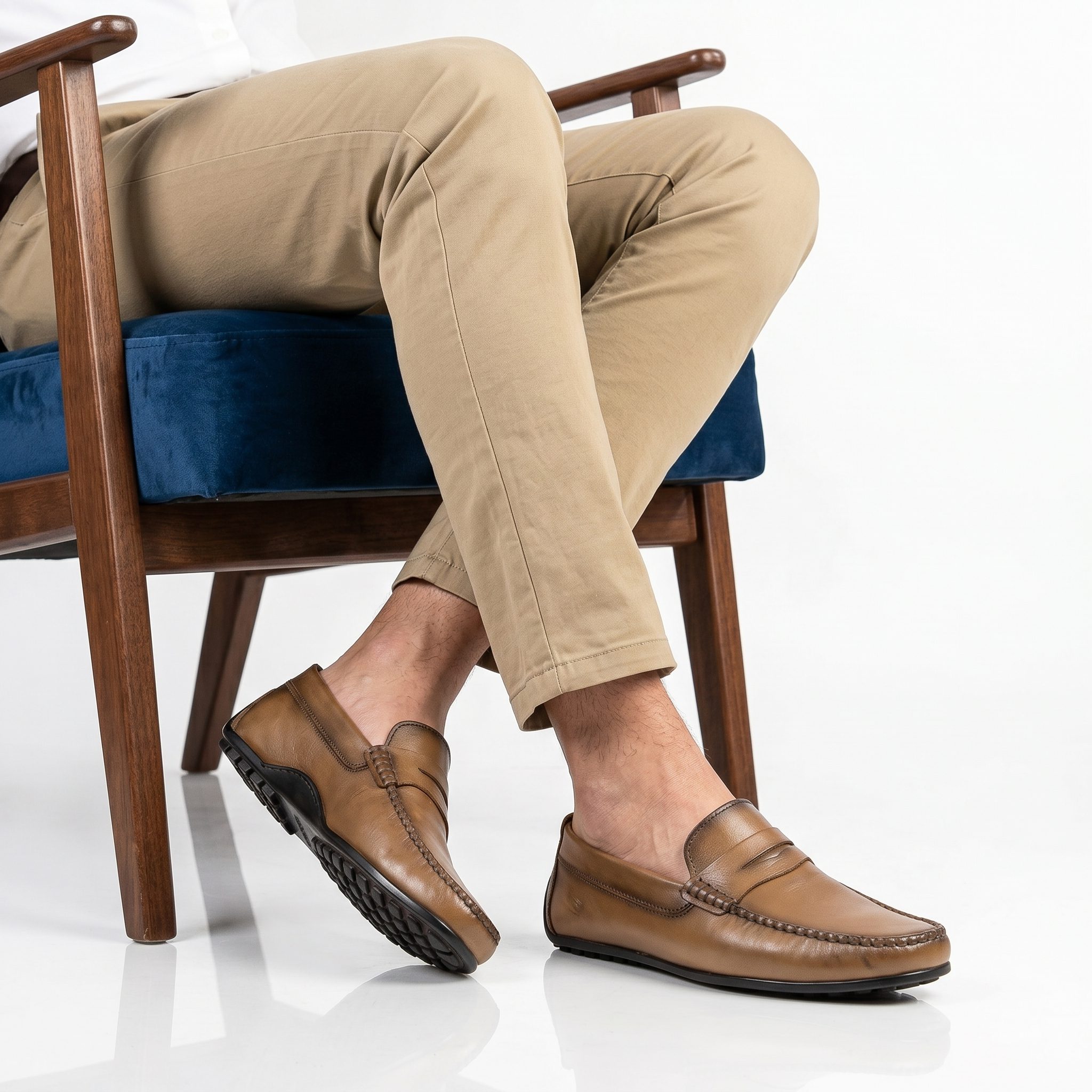 HC-003-CUIRTabac-38_1 Sobre - Mocassins Homme en Tabac – Image 1