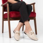 Galia – Mules Femmes en Beige