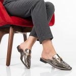 Galia – Mules Femmes en Nickel