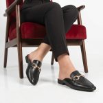 Galia – Mules Femmes en Noir