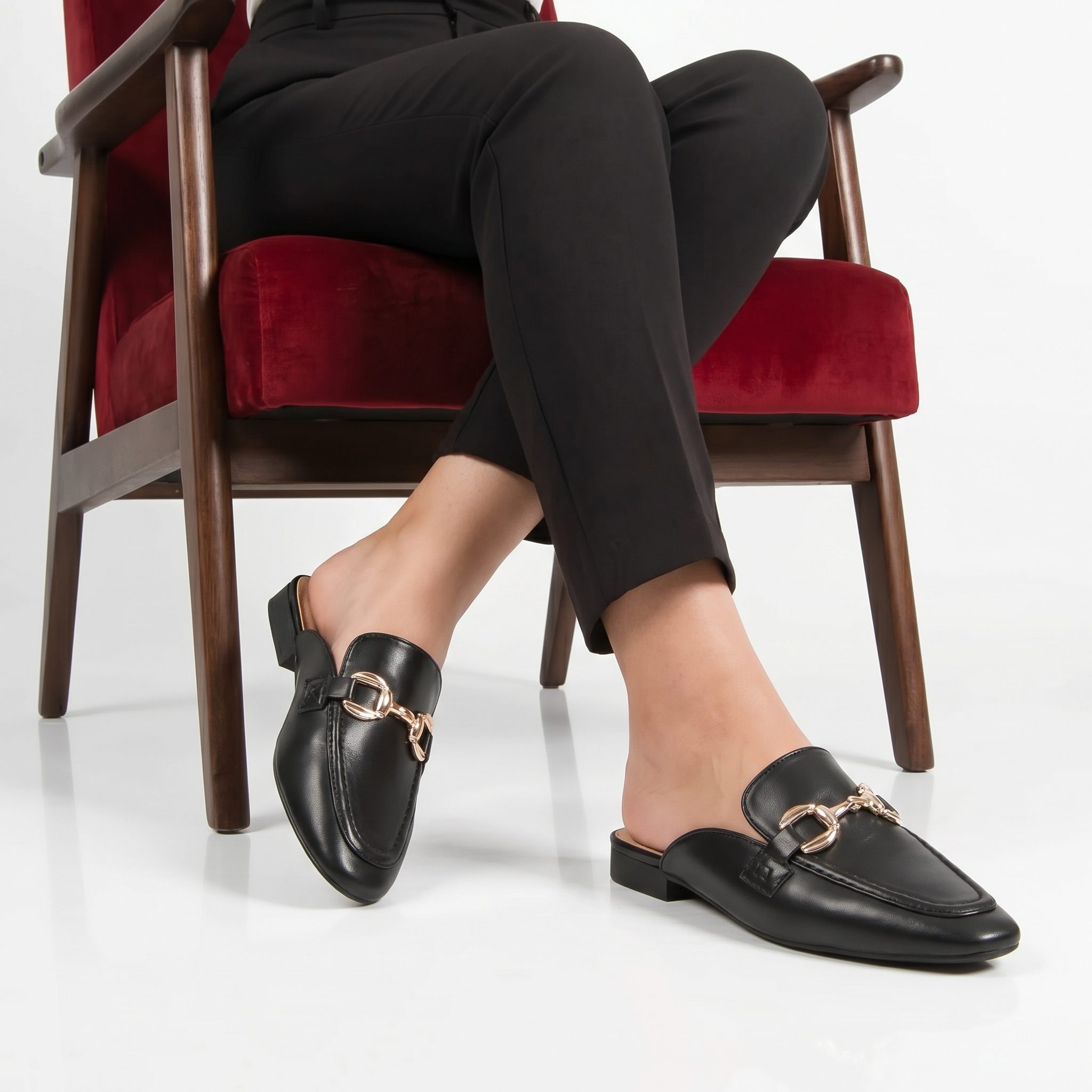 LM-851-MANoir-38_1 Galia – Mules Femmes en Noir – Image 1
