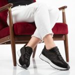 SONIA – Baskets Femmes en Noir – Image 2