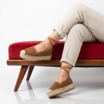 Zeste – Sandales compensées en Tabac – Image 2