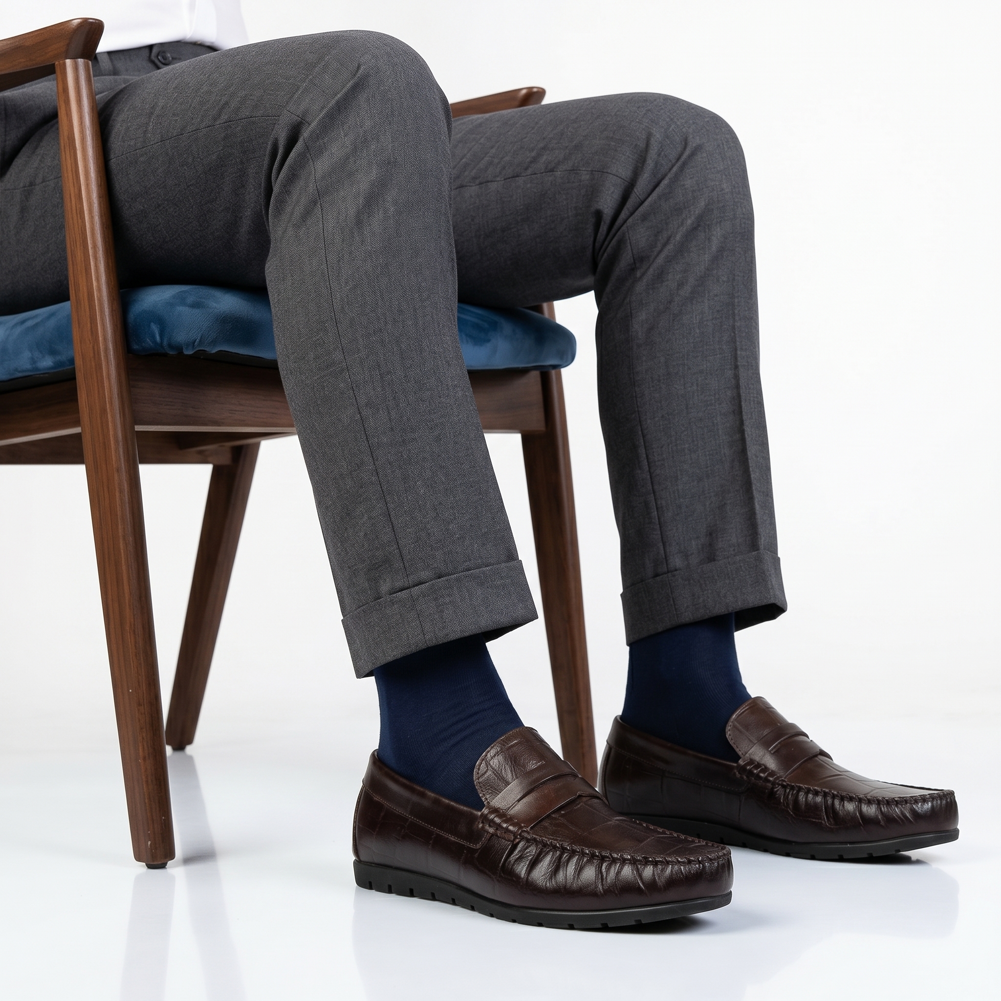 TA-303-CUIRMarron-40_1 Mocasso – Mocassins Homme en Marron – Image 1