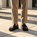 COLLEGE – Mocassins hommes 100% CUIR en Noir – Image 2