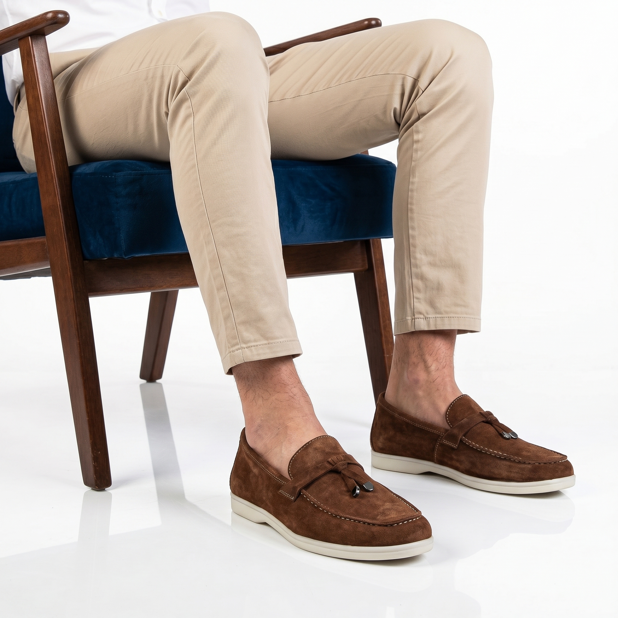 TA-9041-DAIMTabac-39_1 OPERA - Mocassins 100 % Daim Tabac – Image 1