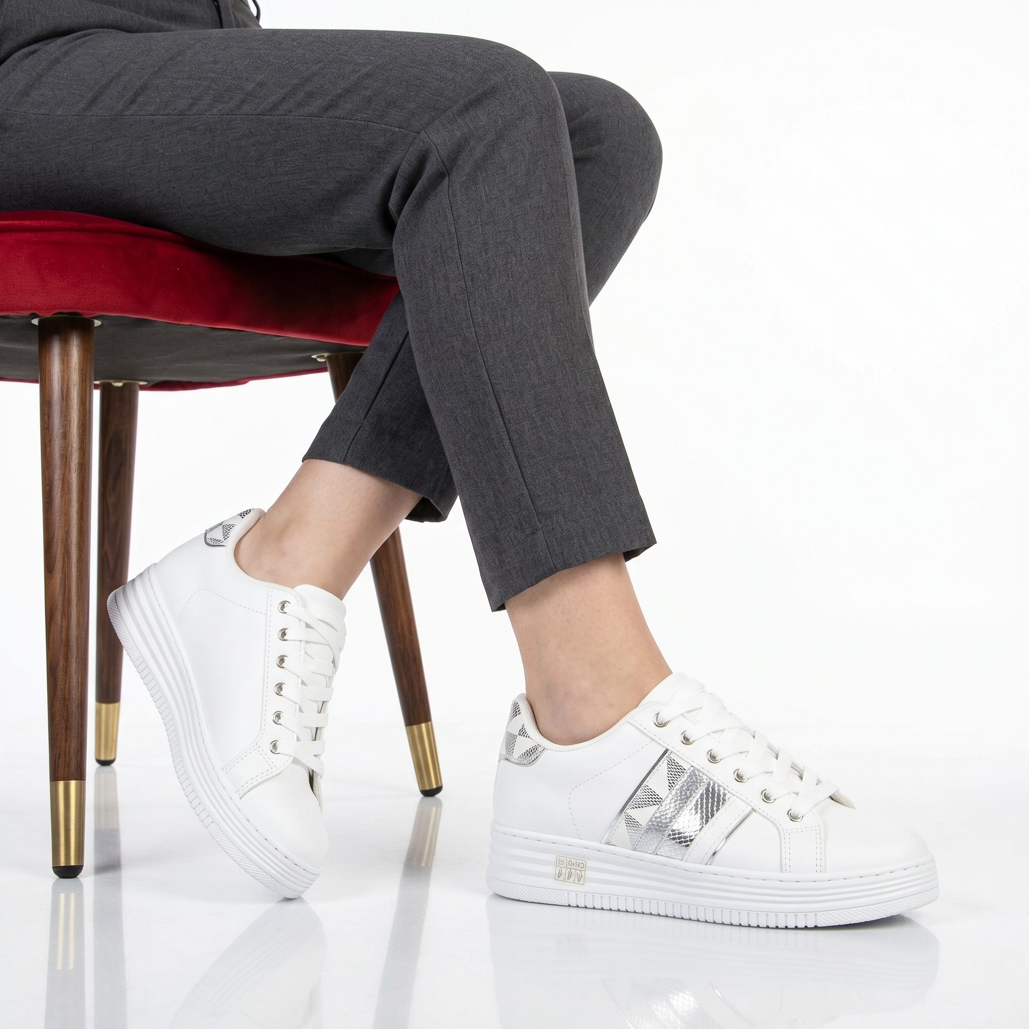TE-27-MABlanc-38_1 LILA – Baskets Femmes en Blanc – Image 1