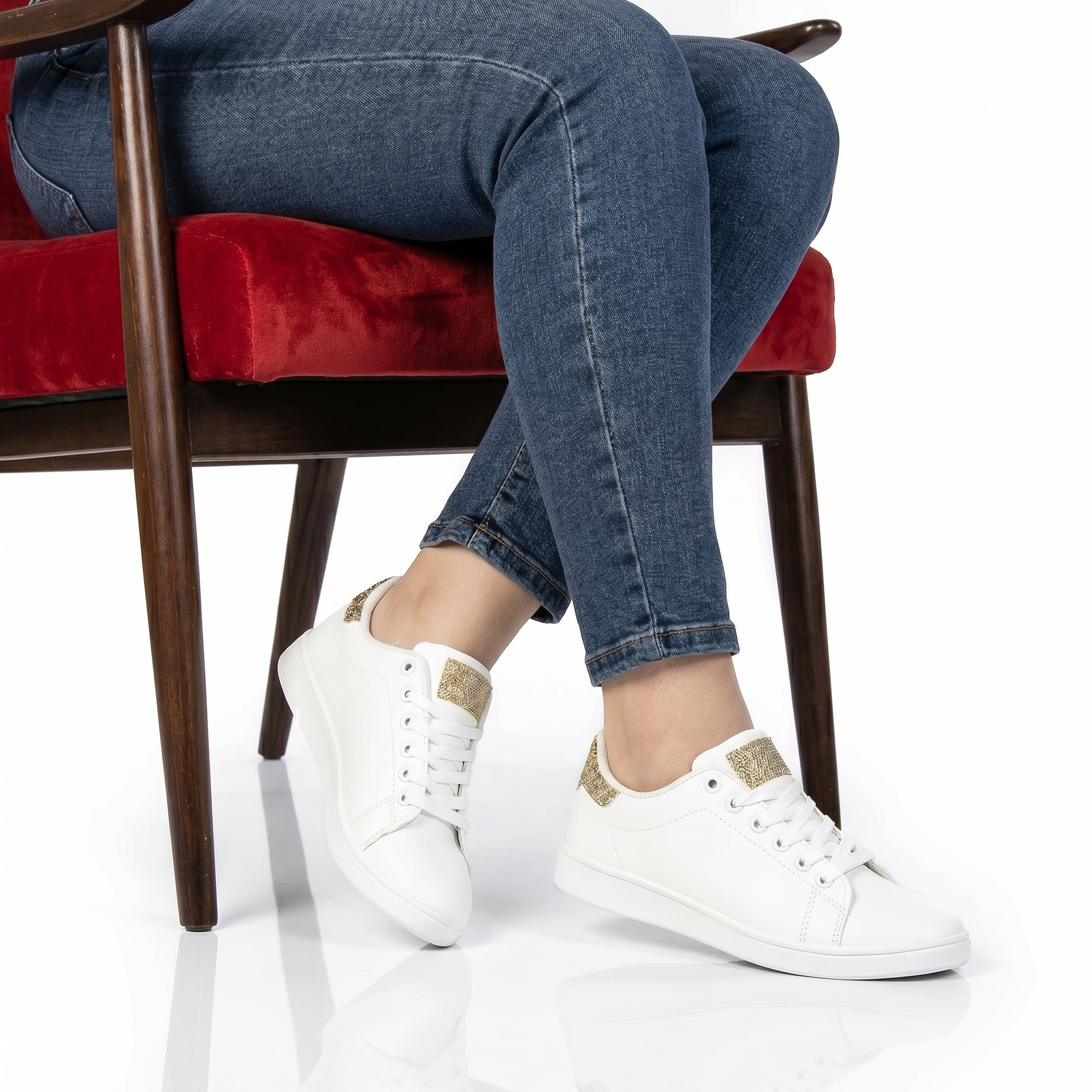 TE-622-MADore-37_1 Evander – Baskets femmes en Doré – Image 1