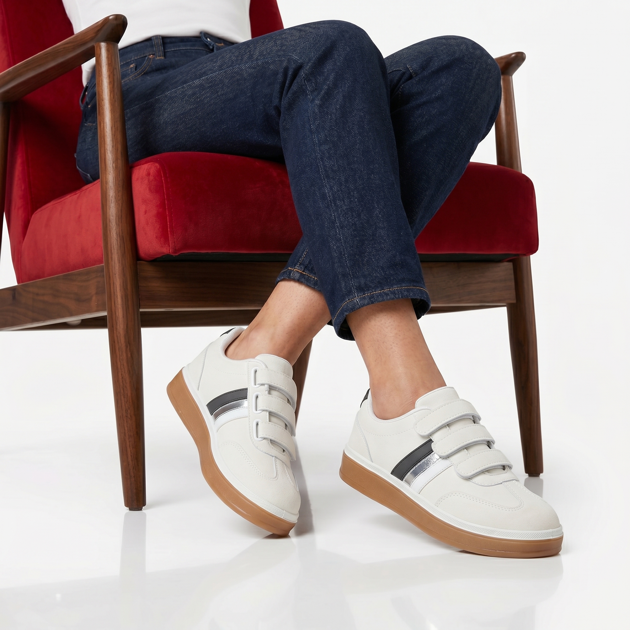 TE-745-NUBlanc-38_2 Nova – Baskets Femmes en Blanc – Image 1