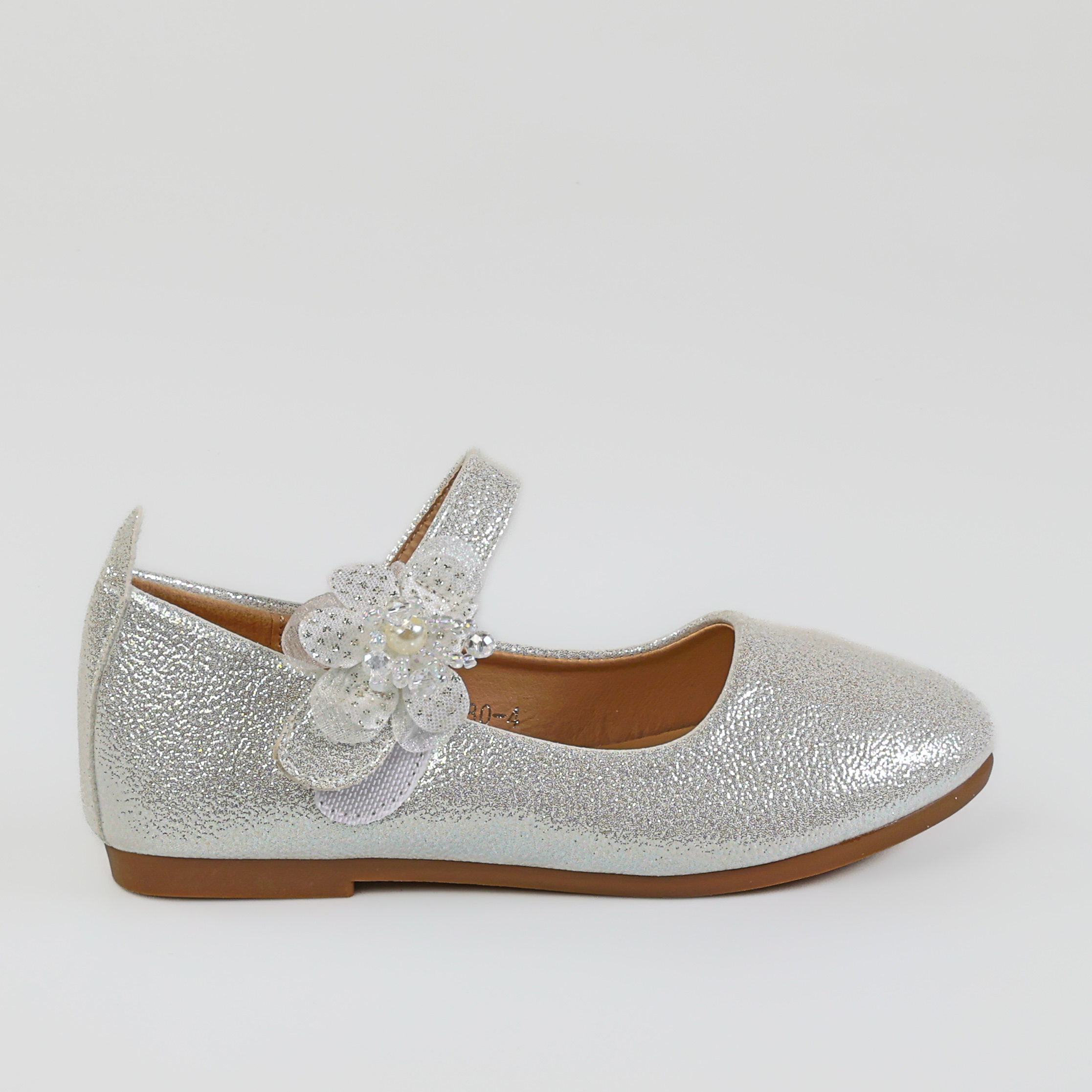 TE-804-MABlanc-26-97 Bonbon – Ballerines Fille en Blanc – Image 1