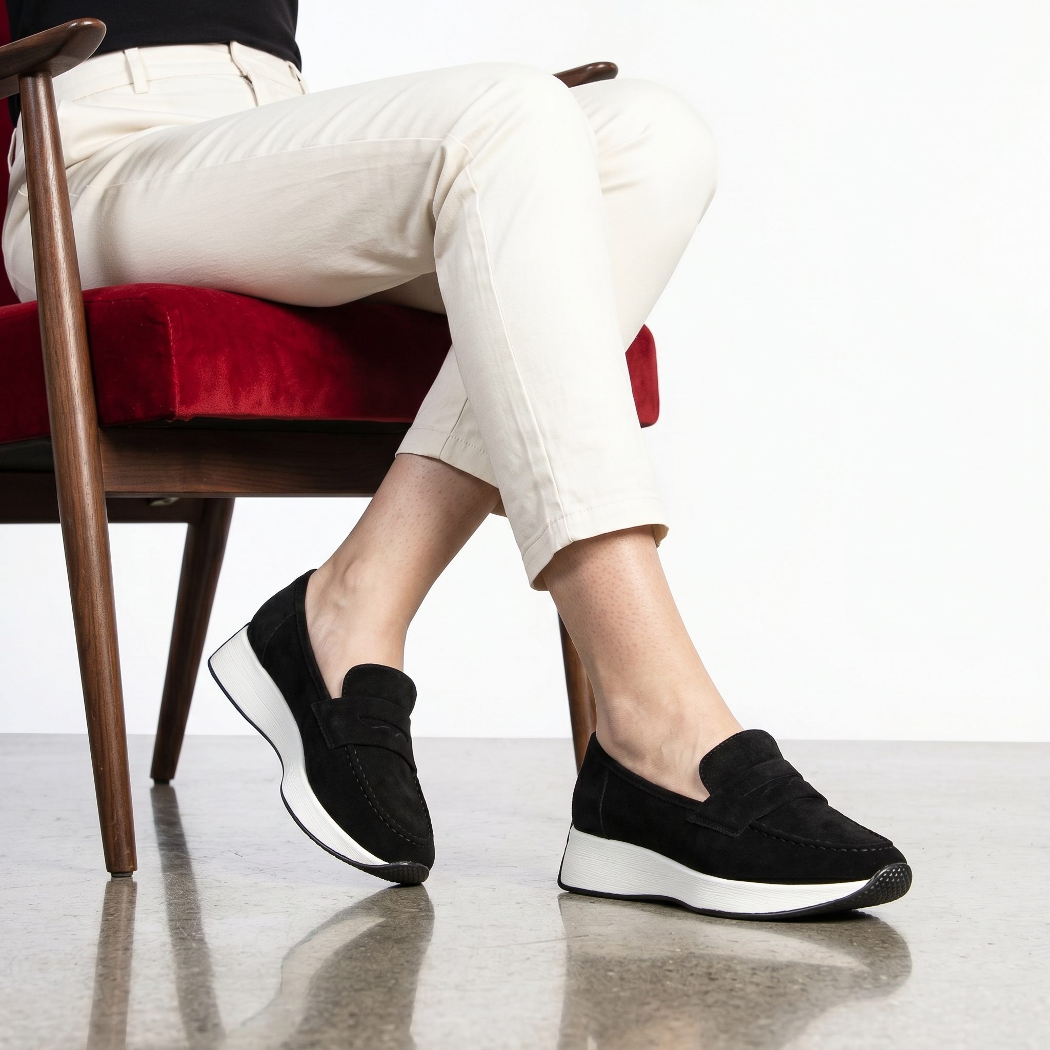 TE-9602-MANoir-38_1 Osier – Mocassins confortable en Noir – Image 1
