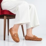 Douceur – mocassins femmes en Tabac – Image 2