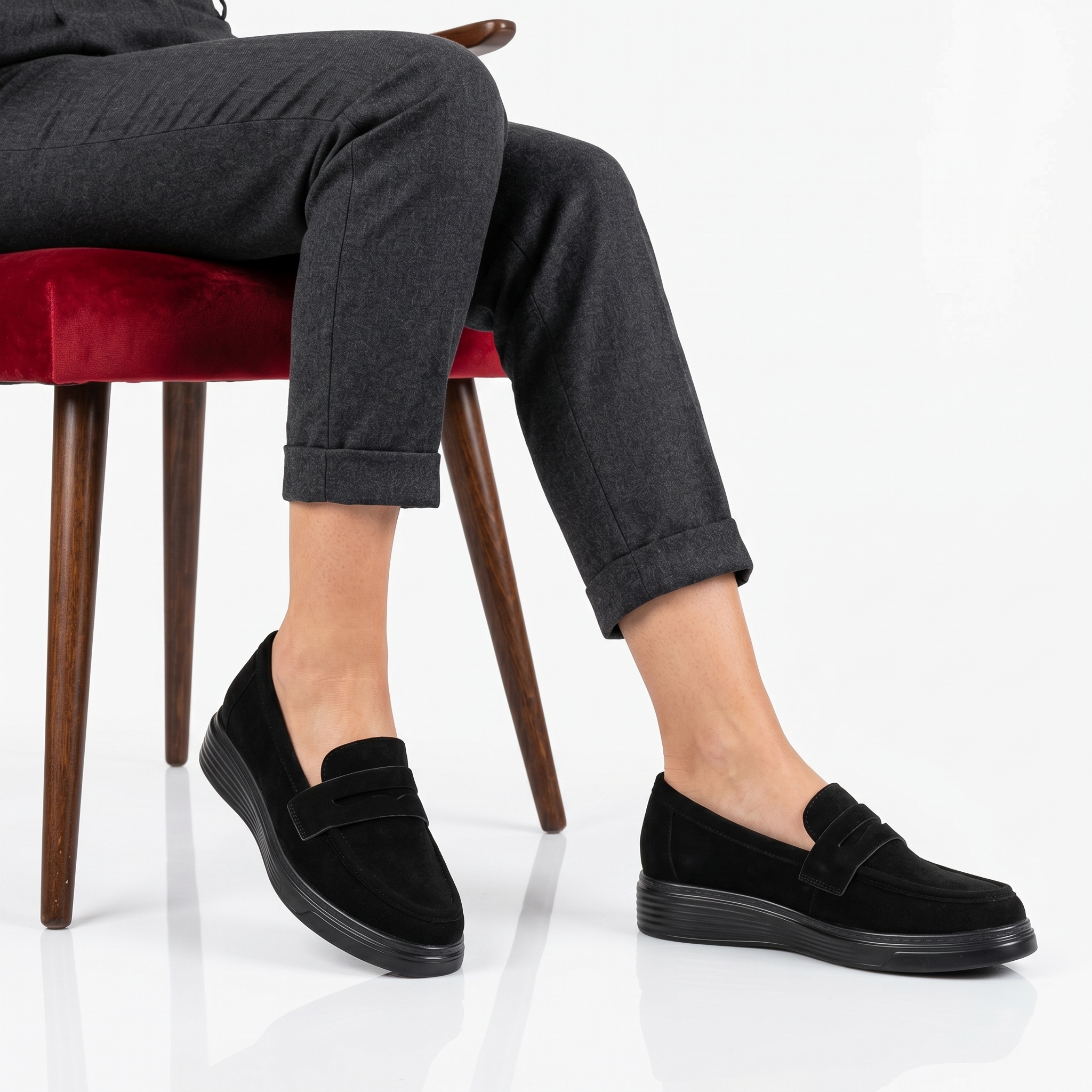 TT-2093-FDNoir-38-1 Losy – Derbies Femmes en Noir – Image 1