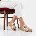 Easy Life  – Sandales confort femmes en Beige