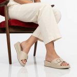 Confort Plus – Sandales confort femmes en Beige – Image 2