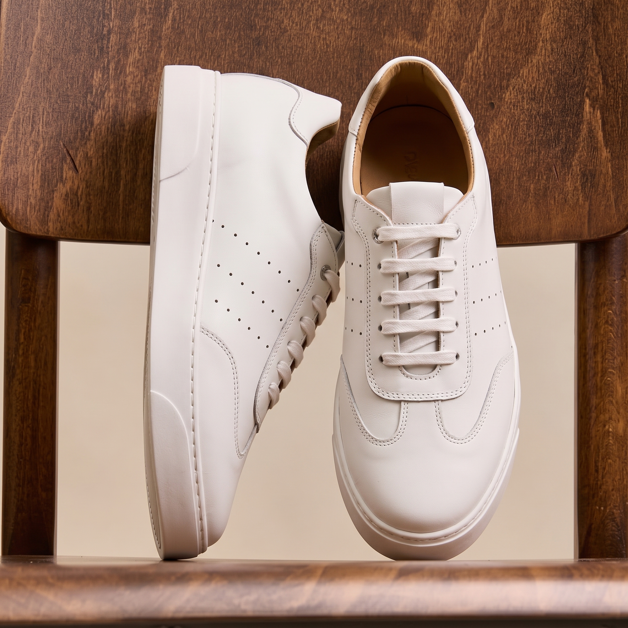YO-06-CUIRBlanc-40_1 CUPSOLE - Baskets en Blanc – Image 1