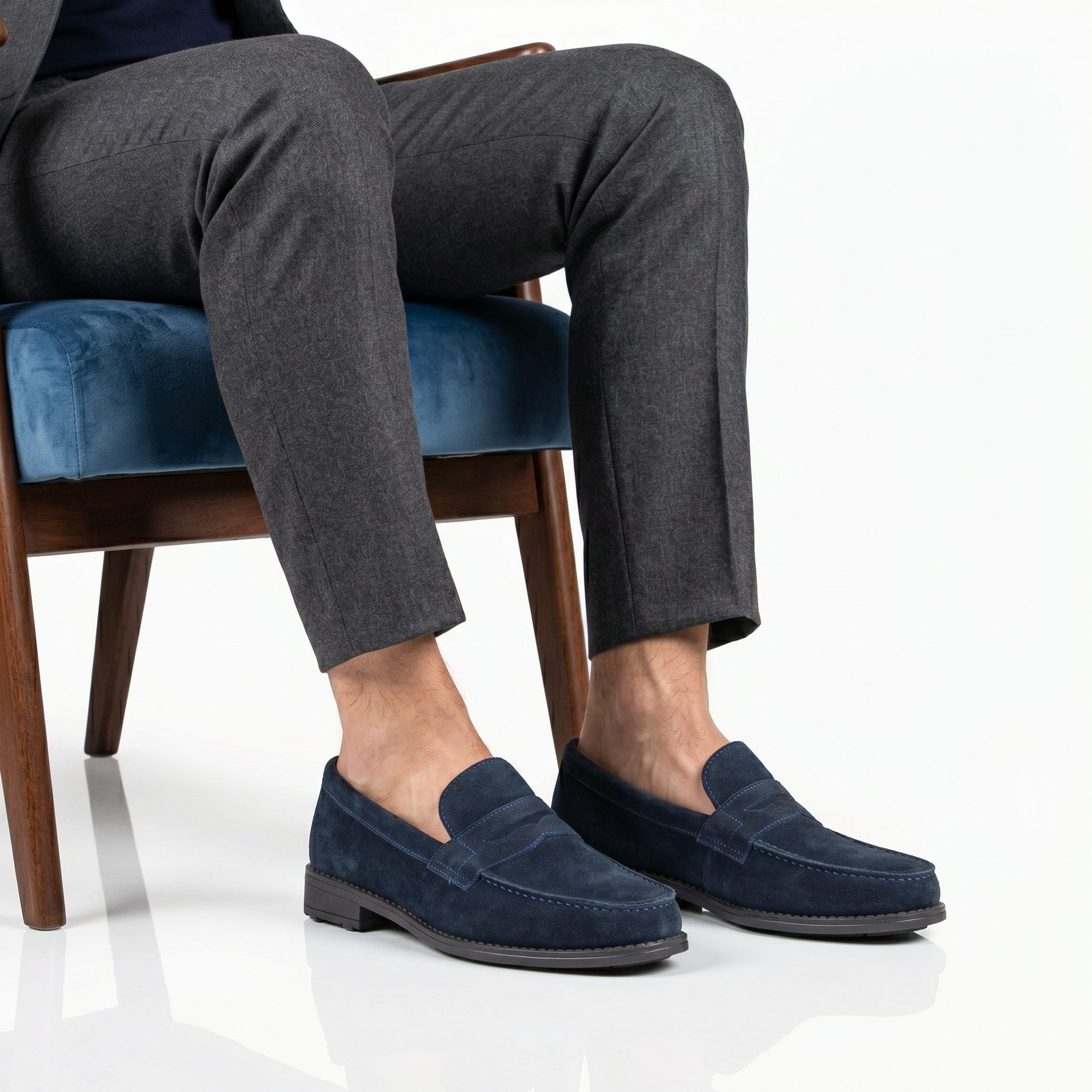 YO-38-DAIMBleu-40_1 RIAD – Mocassins Hommes en Bleu Marine – Image 1