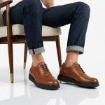 Mocassins confortables 100% Cuir en Tabac – Image 2