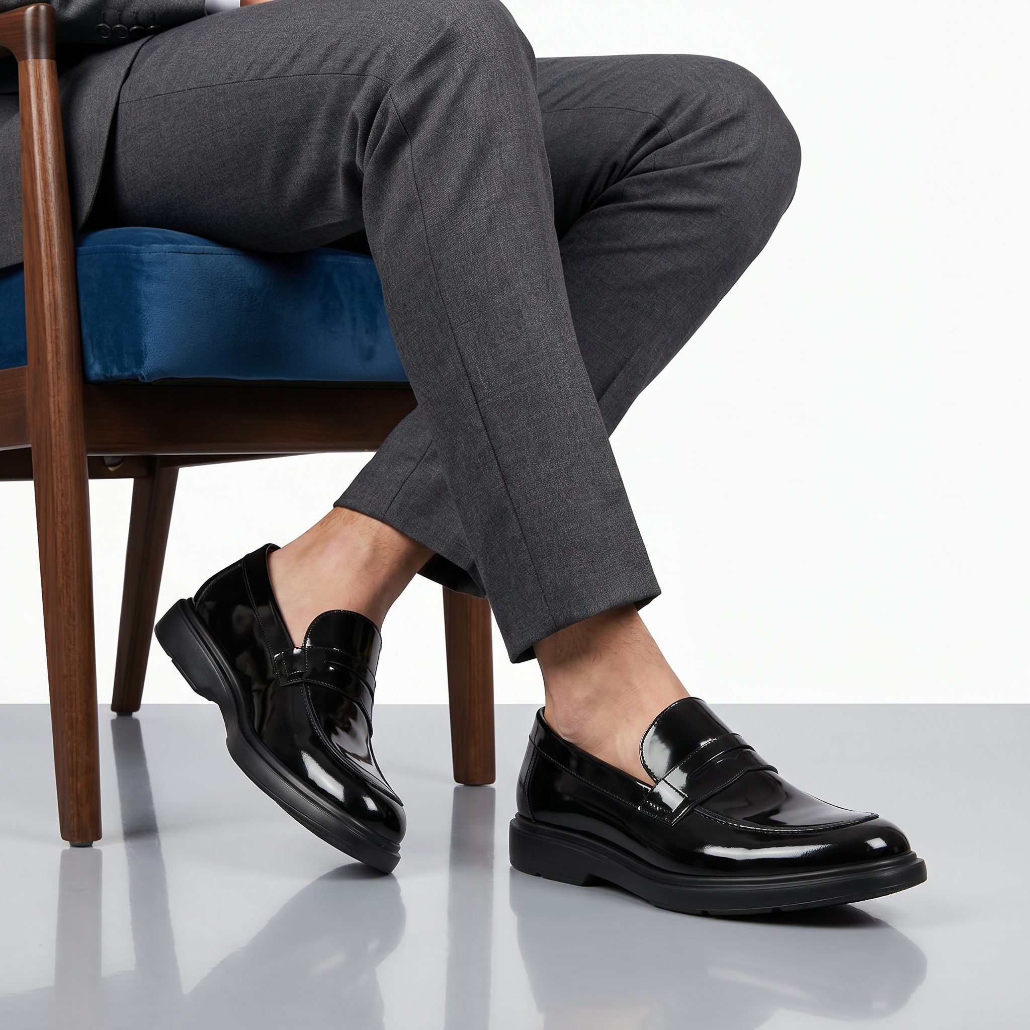YO-905-CUIRNoir-40_2 Strand - Chaussures de ville 100% Cuir - Noir – Image 1