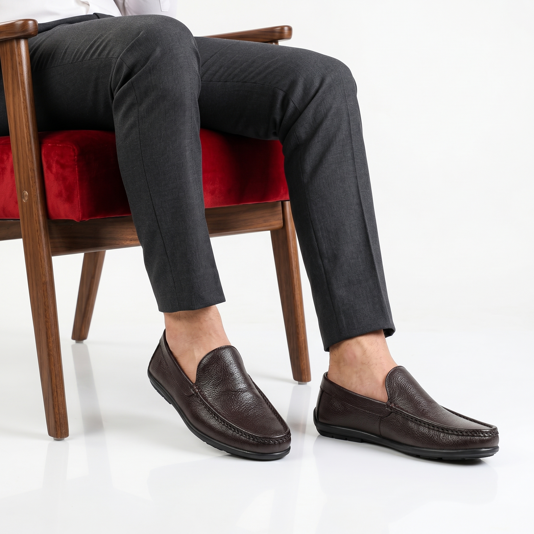 Cornell – Mocassins Hommes en Marron