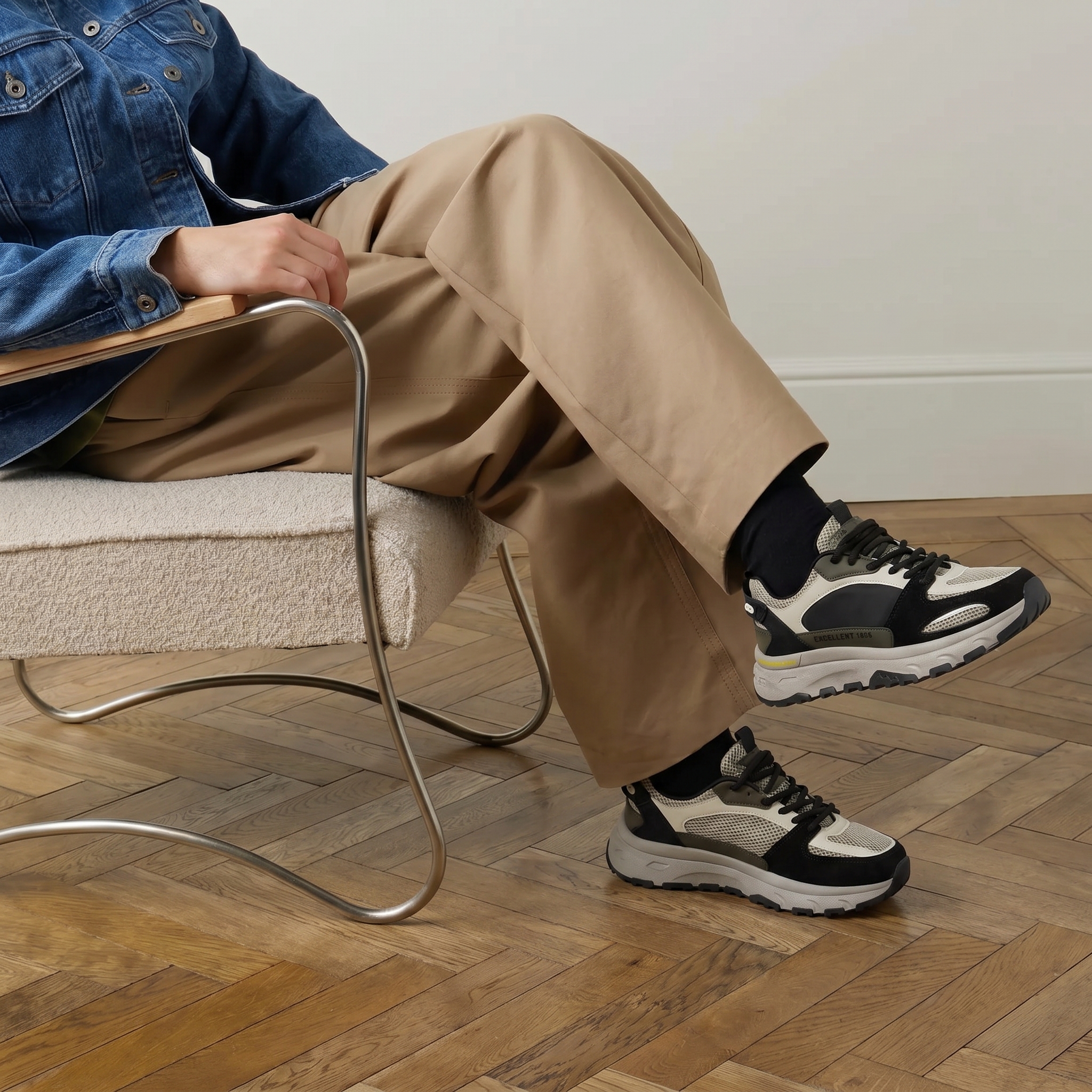 SH-2452-TEVert-40_1 Aston – Baskets Hommes en Vert – Image 1