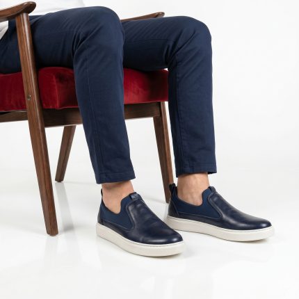 Slip-on –  Baskets Hommes en Bleu