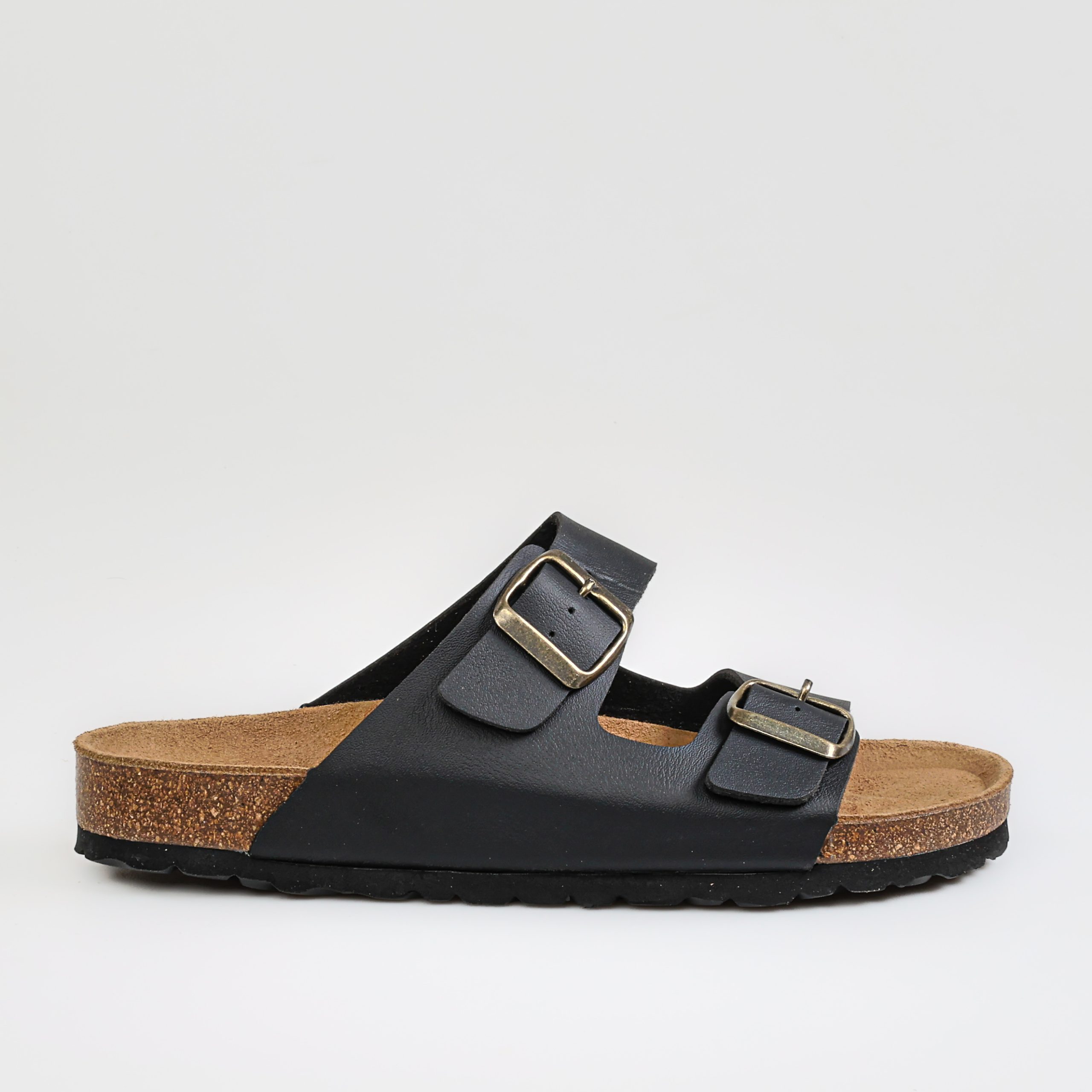 AL-4-CUIRNoir-37-126 WAINSCOTT – Sandales et tongs en Noir – Image 1